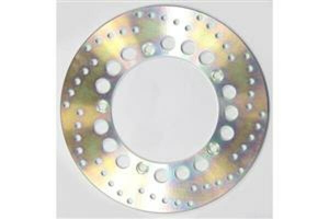 Round Hpsr Solid Brake Rotor Gold, Stainless Steel, Zinc