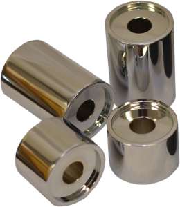 T-bar Handlebar Riser Spacers Silver, 2, nordicamoto.ro