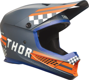Thor Sector 2 Combat sisak, narancssárga/kék/szürke