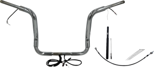Plug & Play Ez Install 1-1/2(r) Round Top Handlebar Kit Silver, 1, nordicamoto.ro