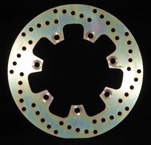 Round Hpsr Solid Brake Rotor Gold, Stainless Steel, Zinc, 1, nordicamoto.ro