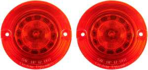 Probeam® Flat Turn Signal Inserts Red, 2, nordicamoto.ro