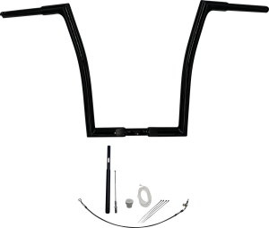 1-1/4(r) Ez Install Flat Top Handlebar Kit Black, 1, nordicamoto.ro