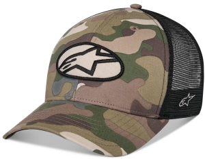 Ferdén álló trucker sapka, zöld