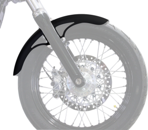 Hugger Front Fender With Mounting Blocks For Softail/dyna Black, 2, nordicamoto.ro