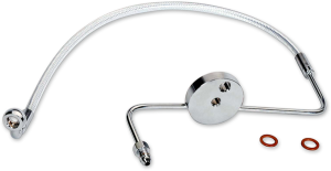 Designer Series Dot Front Lower Brake Line Kit Chrome, Sterling Chromite® Ii, 2, nordicamoto.ro