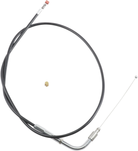 Black Vinyl Throttle/idle Cable Black Standard, 1, nordicamoto.ro