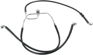Stainless Steel Brake Line Kit Black, 1, nordicamoto.ro