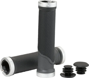 MOOSE RACING Mountain Bike Lock-on Grips Black, Gray, 1, nordicamoto.ro
