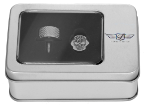 Seat Mounting Knob Silver, 2, nordicamoto.ro