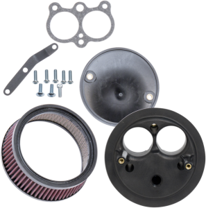 Super Stock Stealth Air Cleaner Kit Black, 1, nordicamoto.ro