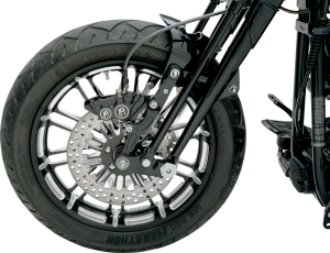 Four-piston Differential-bore Caliper Black, Matte, Aluminum