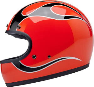 Gringo Flames Helmet Orange  XS, 3, nordicamoto.ro