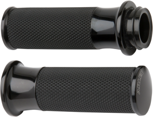 Fusion Smooth Grips Black, 1, nordicamoto.ro