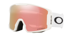 Motorkerékpár-szemüveg, Oakley Line Miner L matt fehér motoros síszemüveg, Przm Rose Gold-dal, nordicamoto.ro