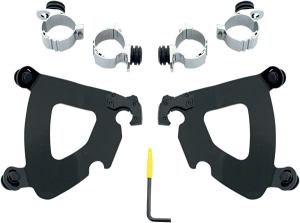 Gauntlet Fairing Trigger-lock Hardware Kit Black, 1, nordicamoto.ro