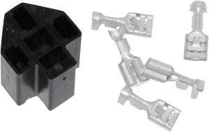 Starter Relay Socket And Terminal Kit Black