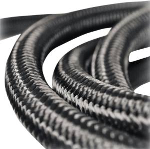 Fiber Braided Oil Hose Black, 1, nordicamoto.ro
