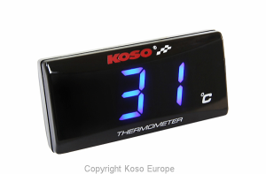 Super Slim Water Temperature Gauge Black, 1, nordicamoto.ro