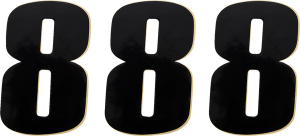 Vinyl Race Numbers Black, 1, nordicamoto.ro
