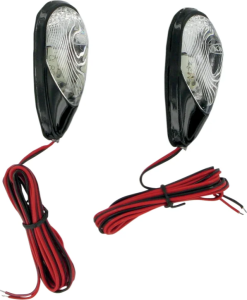 Led Flush-mount Mini Marker Lights Carbon Fiber, 1, nordicamoto.ro