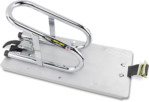 Removable E-track Chock Chrome