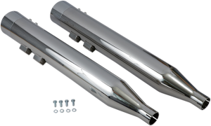 Dnt Straight Can Slip-on Mufflers Black, 2, nordicamoto.ro
