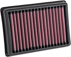 High-flow Air Filter Black, Red, 3, nordicamoto.ro