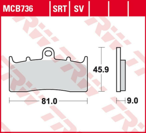 TRW szinterezett első fékbetétek (UTCA / PÁLYA) a BMW R 1100S/R 1150RS '00–'05/K 1200LT '00–'09/K 1200R / 1300R '05–'15/R 1200R '06–'12/K 1600B / GRAND AMERICA '17–/K 1600GT / GTL '11–'16, nordicamoto.ro