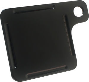 License Plate Inspection Tag Anodized Black