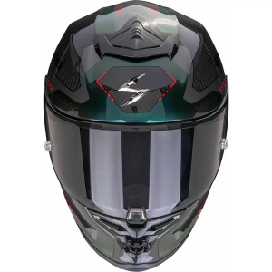 SCORPION EXO-R1 EVO CARBON AIR PROPEL S teljes arcú sport sisak, fekete/piros, 3, nordicamoto.ro