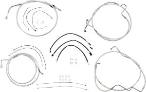 Sterling Chromite Ii® Designer Handlebar Installation Kit Silver