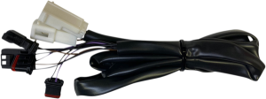 Low Rider Integrated Taillight Harness Black