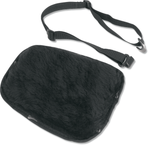 Gelcore Breathable Fleece Gel Seat Pad Black