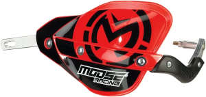 MOOSE RACING Probend kormányvédők – fekete, piros, 3, nordicamoto.ro