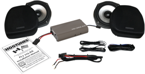 7.0” Fairing Lower Woofer Kit With 225w Amplifier Black, 1, nordicamoto.ro