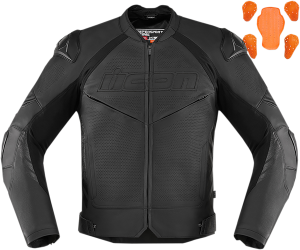 Geaca Piele Icon Hypersport 2 Prime™ Black