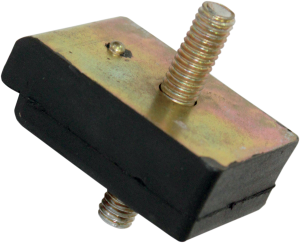 Rubber Engine Mount Black, 1, nordicamoto.ro