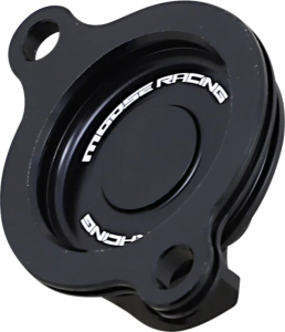 MOOSE RACING Machined Oil Filter Cover Black, 1, nordicamoto.ro