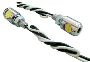 Led License Plate Mounting Bolt White