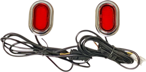 Plug & Play Plugz Antenna Grommet Lights Red, 1, nordicamoto.ro