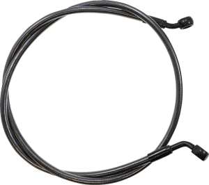 E-z Align Dot Braided Single Disc Front Brake Line Black, Black Pearl, 2, nordicamoto.ro