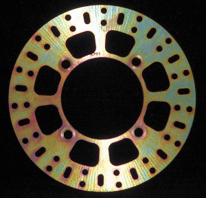 Brake Rotor Gold, Zinc