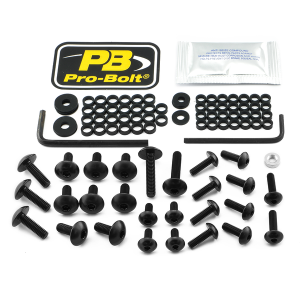 Fairing Bolt Kit For Kawasaki Black