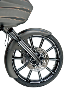 Dual-disc Hot Legs Fork Legs Black, Silver, 3, nordicamoto.ro