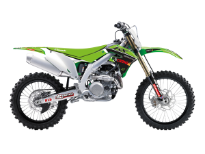 Graphic Kit With Seat Cover Replica Team Kawasaki H&f 2022 Green, Red, Black, 4, nordicamoto.ro