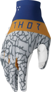 THOR Sportmode Bravo kesztyű, fehér/szürke/kék
