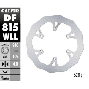 Galfer Solid Beta 250-498 RR hátsó féklemez, nordicamoto.ro