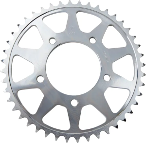 JT SPROCKETS Acél hátsó lánckerék, természetes színű 