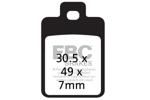 Sfa Series Organic Scooter Brake Pads